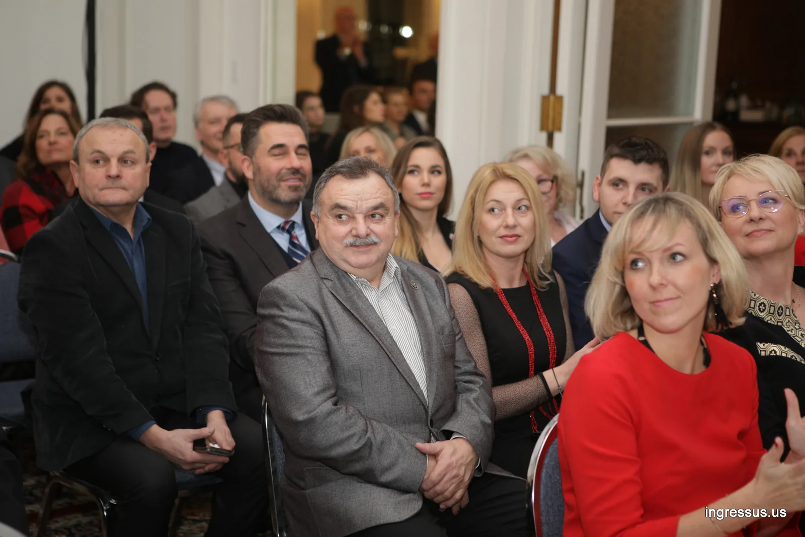 Seated guests listening to the speeches at the Małopolska promotional event at the Polish Consulate General in Chicago