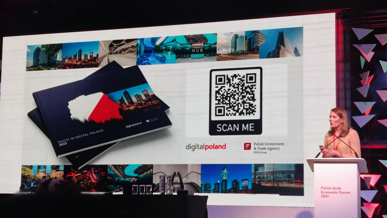 Invest in Digital Poland 2021 presentation by Digital Poland and the Polish Investment and Trade Agency at the forum