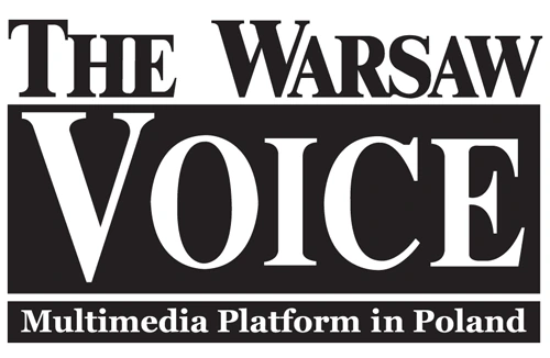 The Warsaw Voice logo with the tagline Multimedia Platform in Poland